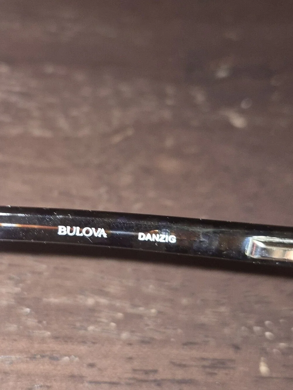 BULOVA DANZIG NAVY AUTHENTIC FRAMES EYEGLASSES 54[]17 140 Case & Cleaning Cloth